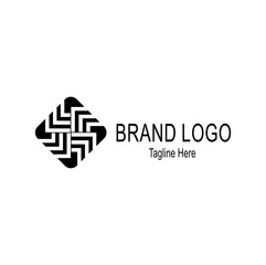 abstract geometric business logo