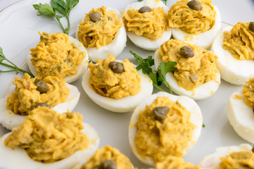 Easter eggs blessed as a starter