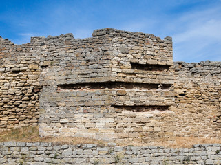 The walls of the old fortress. Akkerman in Ukraine.