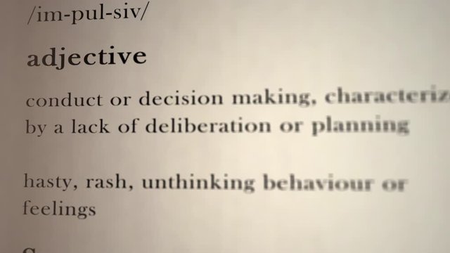 Impulsive Definition