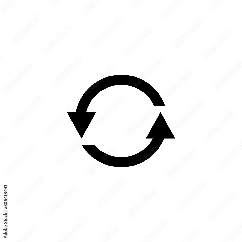 Poster refresh icon vector design symbol