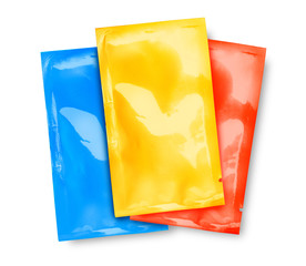 shampoo bag  isolated