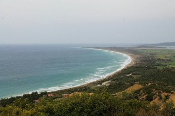 view of the beach