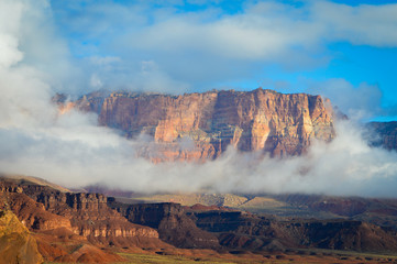 Panoramic of Colorado Canyon in USA