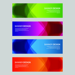 Vector Abstract design banner web template