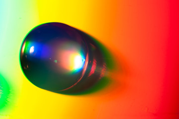 Abstract colorful oil and water 