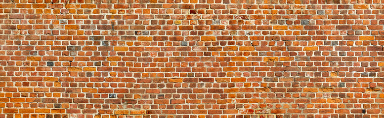 Rustic brick wall in poster size