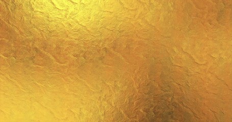 Golden foil background. Gold texture 3D rendering image 3D rendering