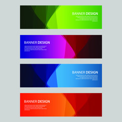 Vector Abstract design banner web template