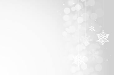 sfondo, elegante, natale, fiocchi di neve,	