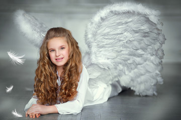 snow-white girl angel