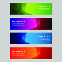 Vector Abstract design banner web template