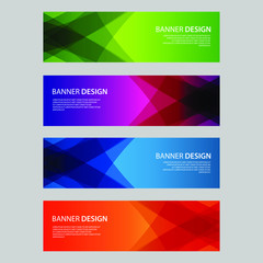 Vector Abstract design banner web template
