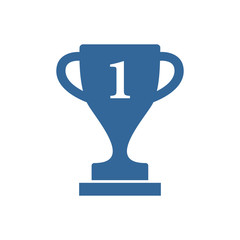trophy icon vector design symbol