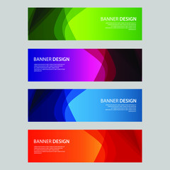 Vector Abstract design banner web template