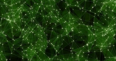 Background Abstract Dynamic Plexus Futuristic Technology. 3D rendering