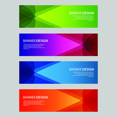 Vector Abstract design banner web template