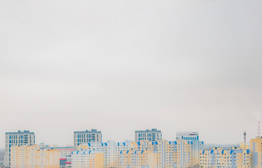 View of the microdistrict under construction