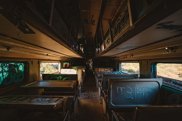 Fototapeta premium abandoned train