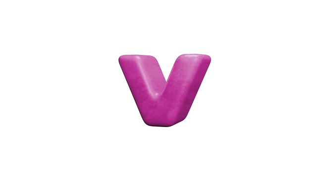 letra v