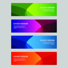 Vector Abstract design banner web template
