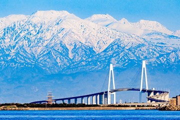 山と橋