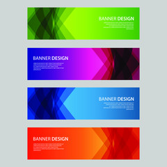 Vector Abstract design banner web template