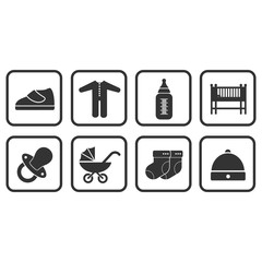 baby equipment icon vector design symbol