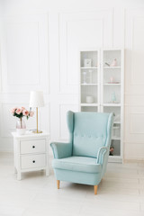 Beautiful and cozy living room in the apartment. Beautiful bright guest room