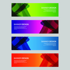 Vector Abstract design banner web template