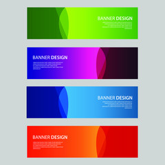 Fototapeta premium Vector Abstract design banner web template
