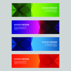 Vector Abstract design banner web template