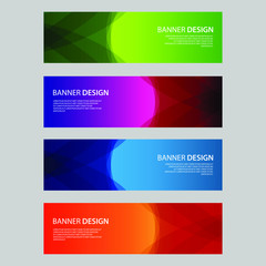 Vector Abstract design banner web template