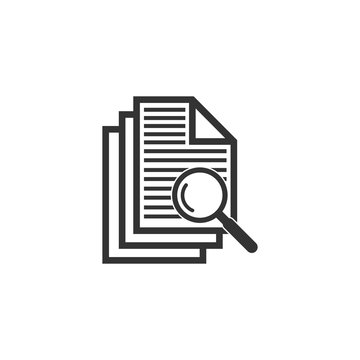 case study icon vector design symbol