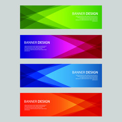 Vector Abstract design banner web template
