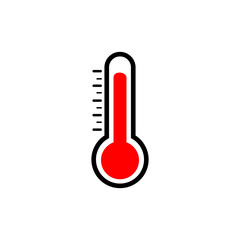 thermometer icon vector design symbol