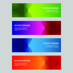 Vector Abstract design banner web template