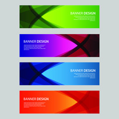 Vector Abstract design banner web template