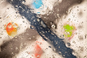 Brown, black, green, red colorful abstract design, texture. Beautiful backgrounds.