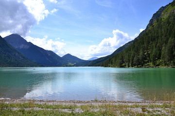 Heiterwang Lake Austria. Lake, mountains