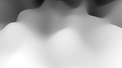 Abstract Grayscale Gradient Backgorund -3D Rendering