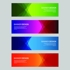 Fototapeta premium Vector Abstract design banner web template