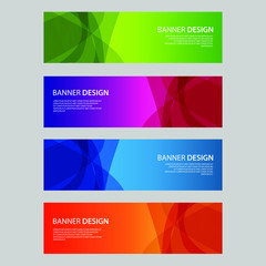 Vector Abstract design banner web template