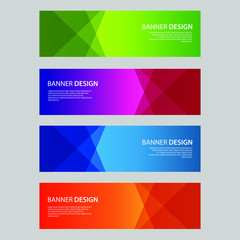 Vector Abstract design banner web template