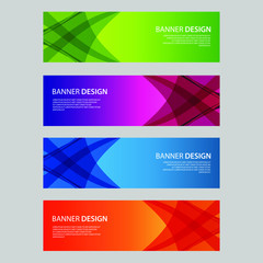 Vector Abstract design banner web template