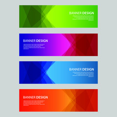 Vector Abstract design banner web template