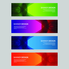 Vector Abstract design banner web template