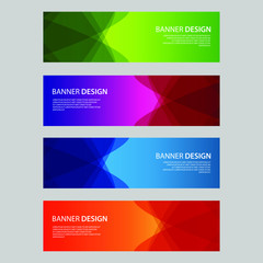 Vector Abstract design banner web template