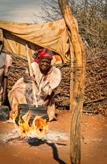 African old woman