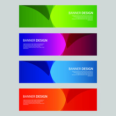 Vector Abstract design banner web template
